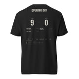 Opening Day shirt, worn