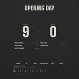 Opening Day shirt, worn
