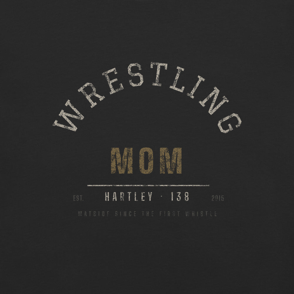 Personalized Vintage Wrestling Mom and Dad shirt