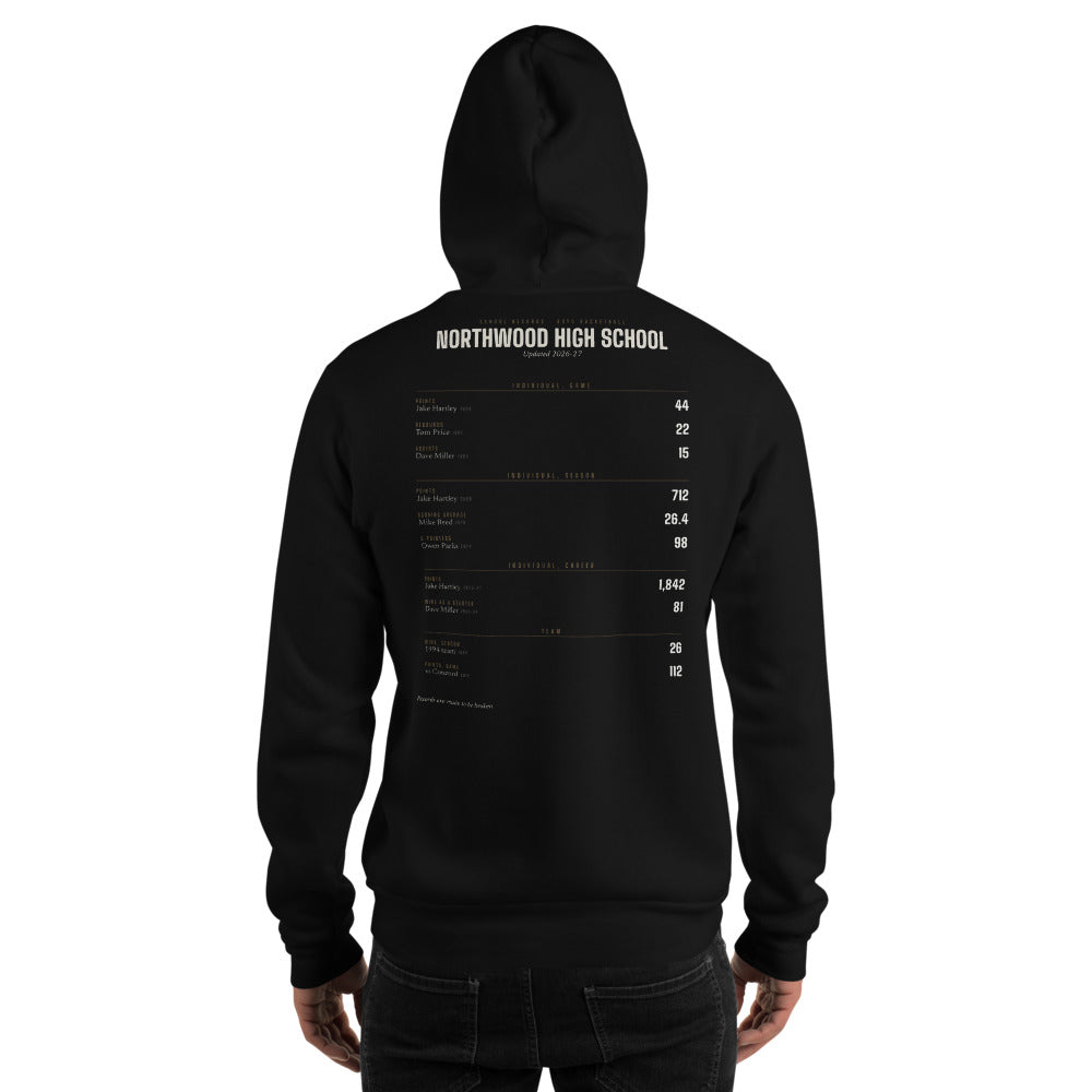 School Records Board shirt, worn