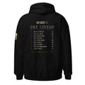 The Lineup hoodie, BornOnGameDay brand line