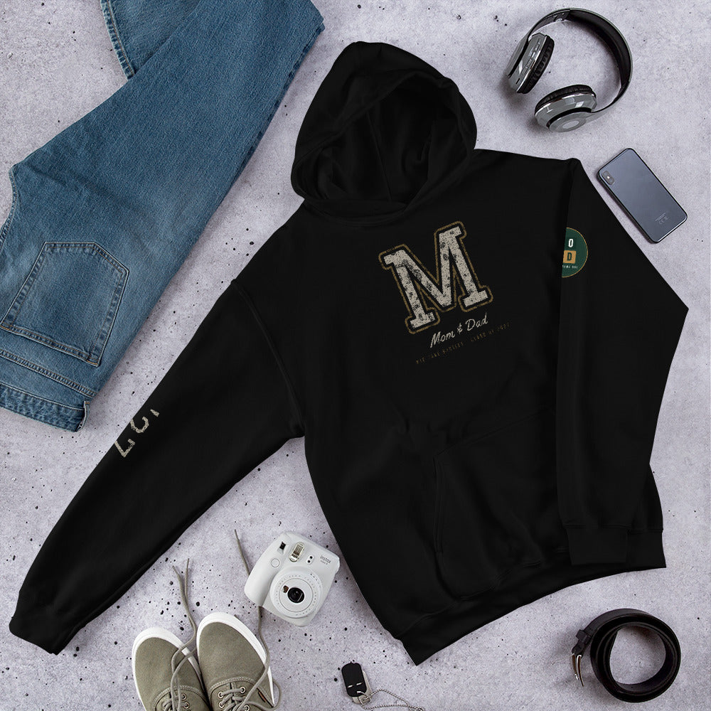 Personalized Varsity Letter Hoodie shirt