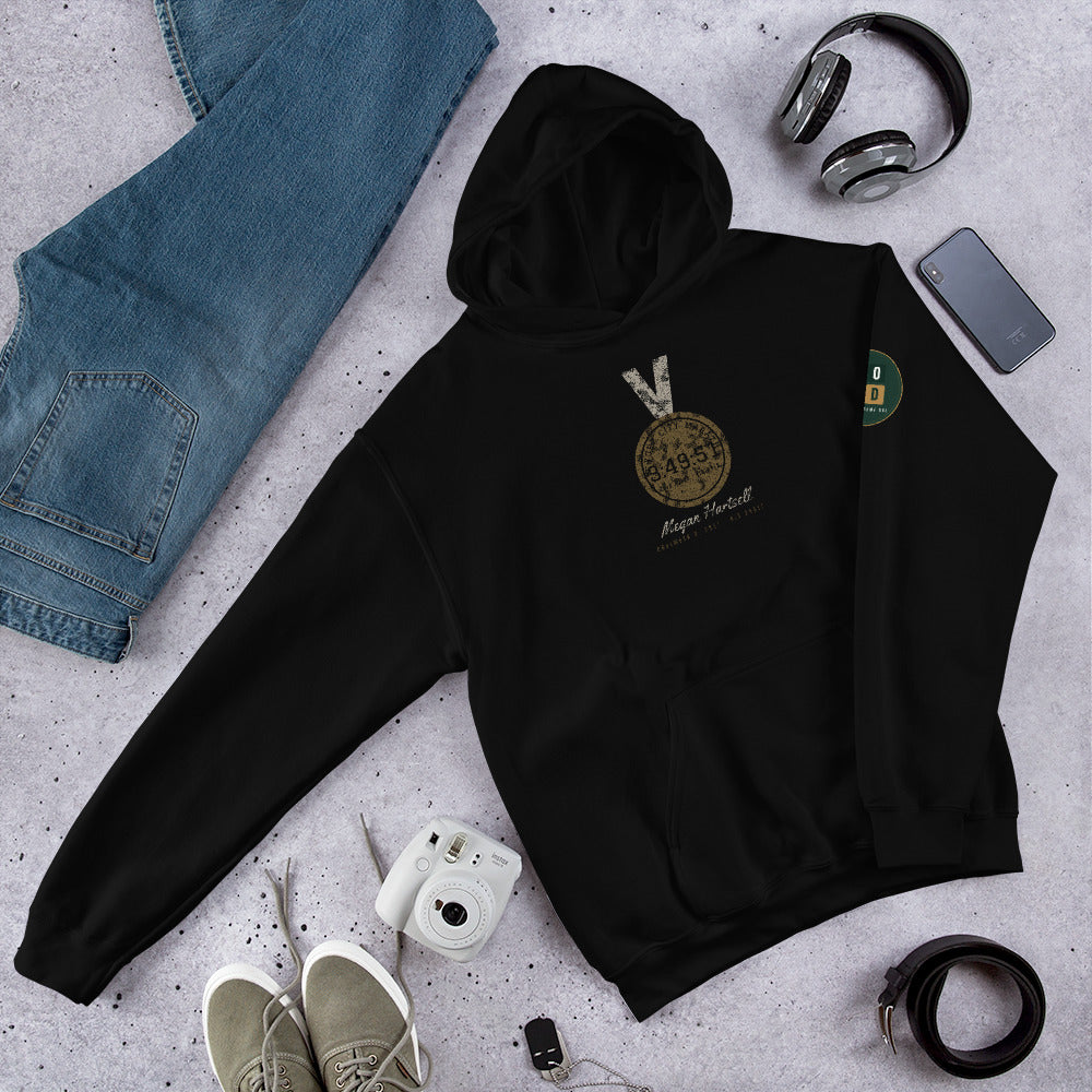 Personalized Medal and Splits Hoodie shirt