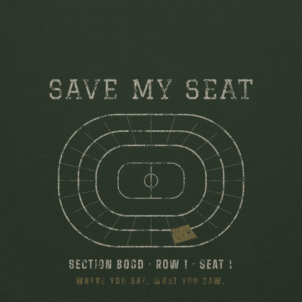 Save My Seat hoodie, BornOnGameDay brand line