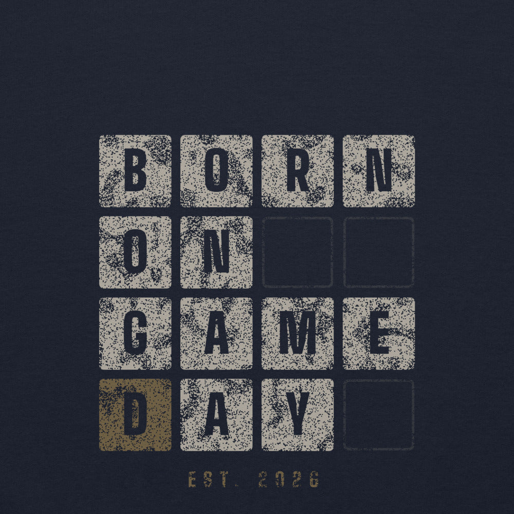 Scoreboard Tiles hoodie, BornOnGameDay brand line