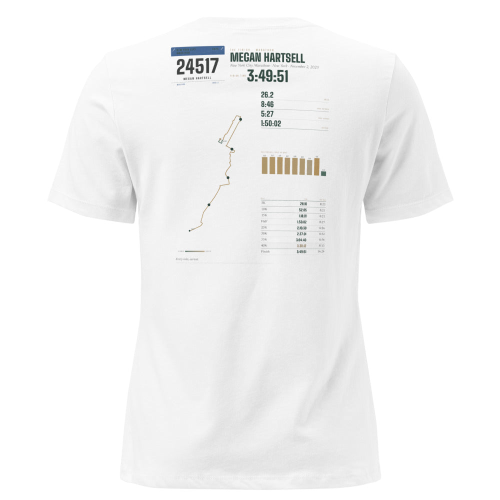 New York City Marathon Finisher shirt, worn