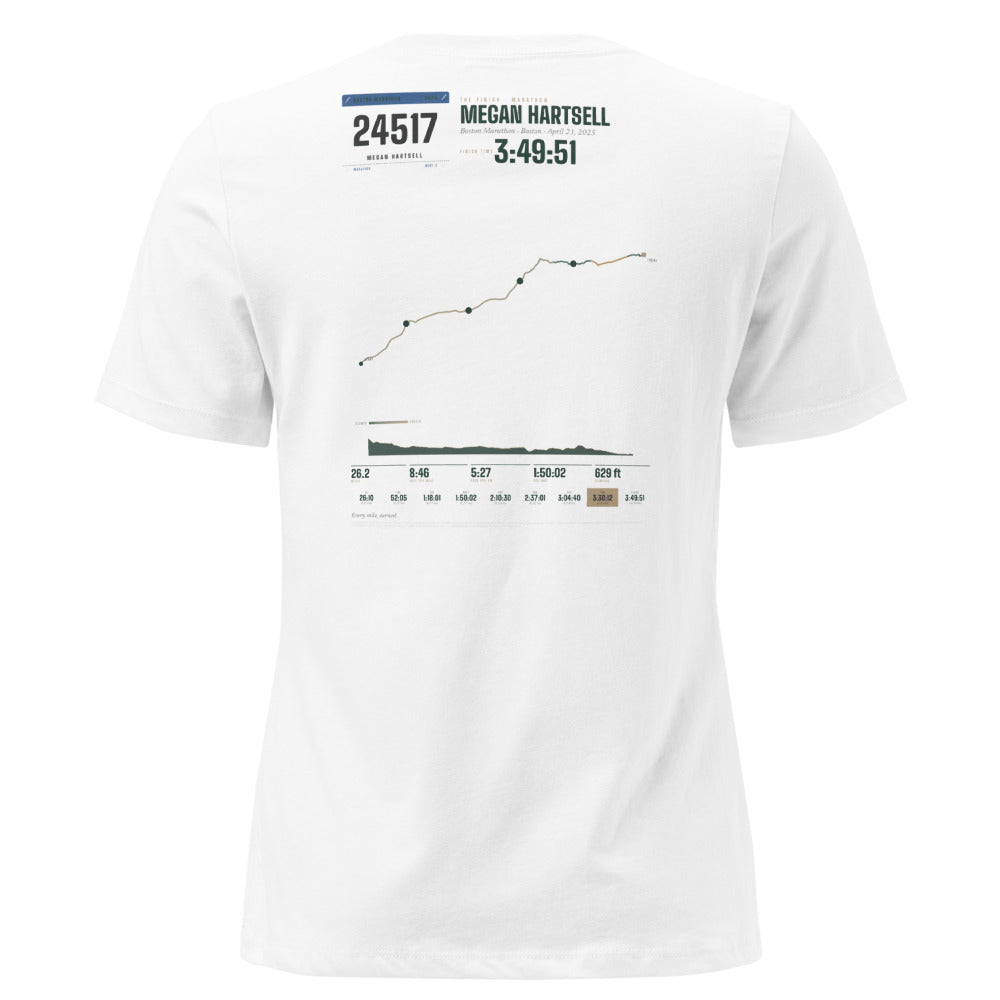 Boston Marathon Finisher shirt, worn