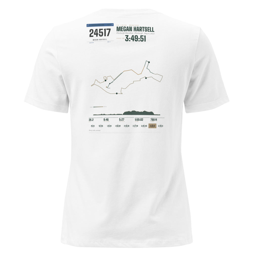Pittsburgh Marathon Finisher shirt, worn