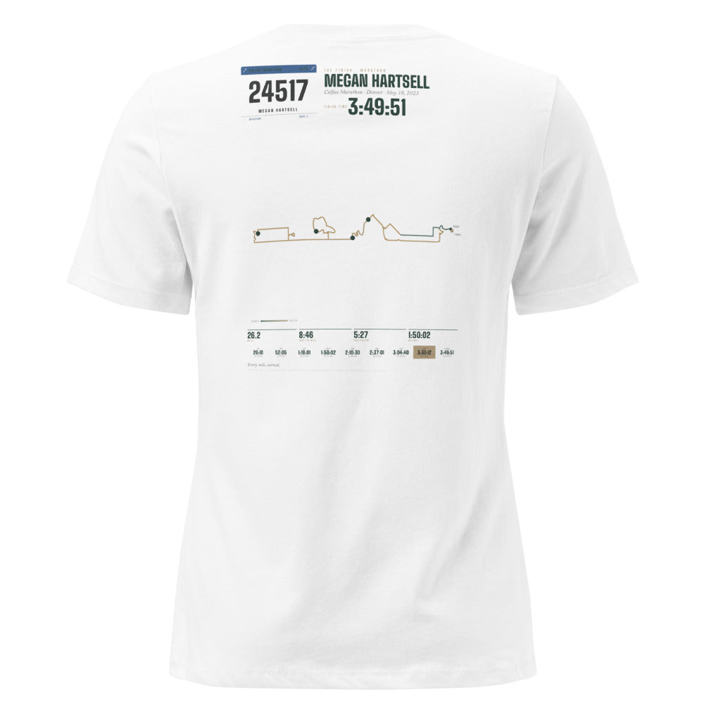 Colfax Marathon Finisher shirt, worn