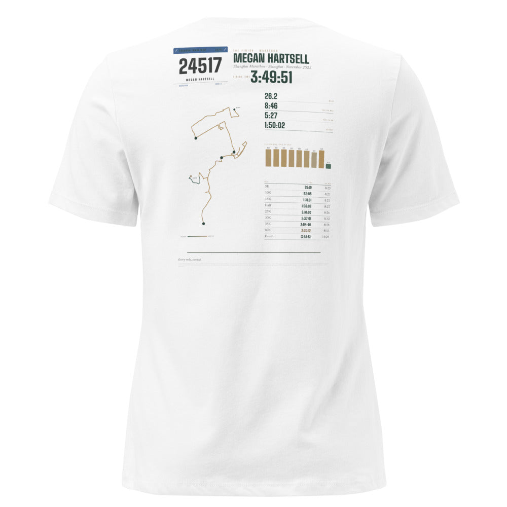 Shanghai Marathon Finisher shirt, worn