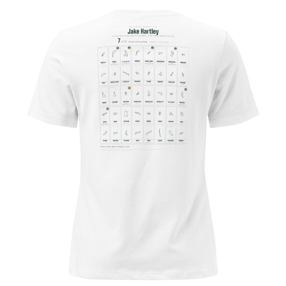 Circuit Bucket List shirt, worn