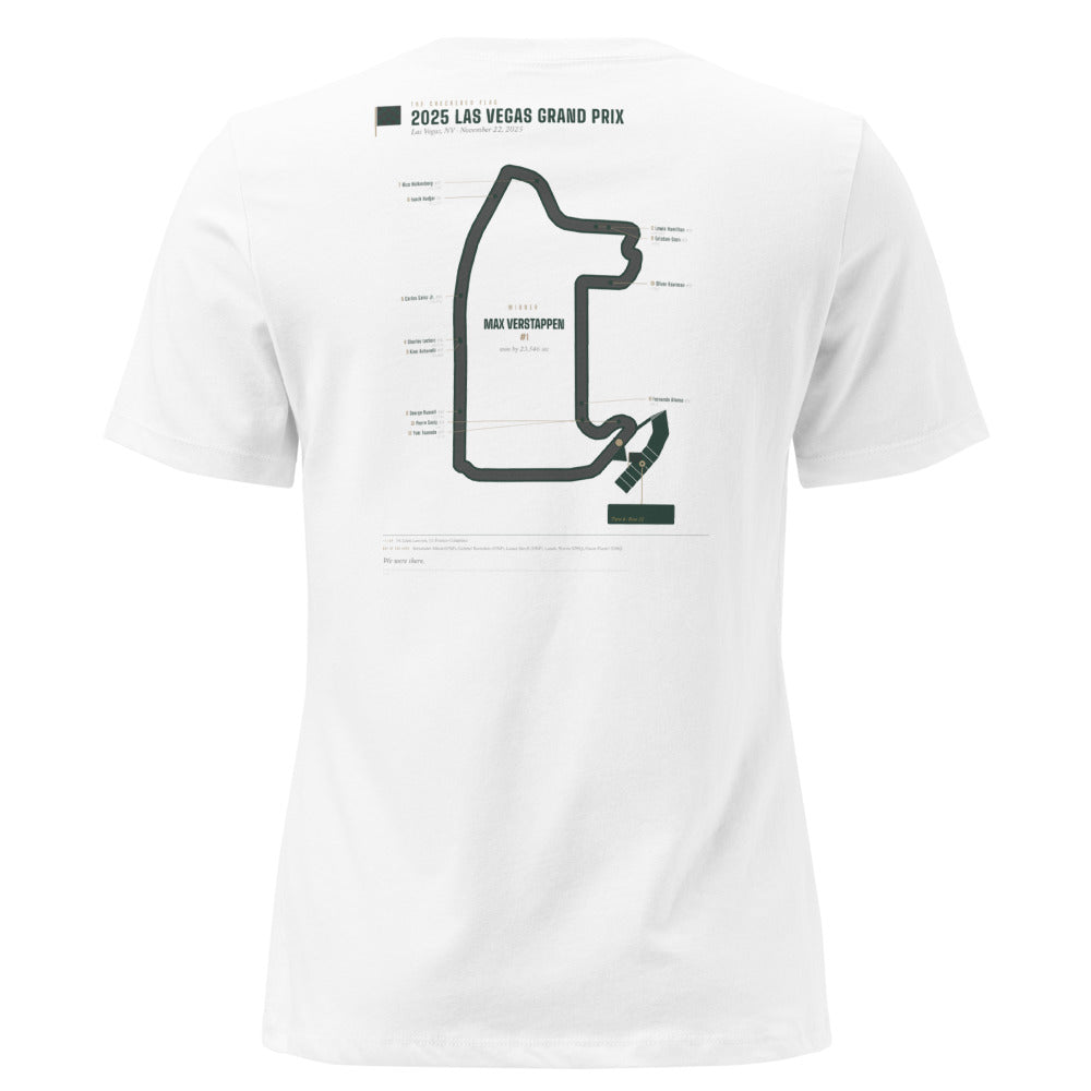 2025 Las Vegas Grand Prix Finish shirt, worn