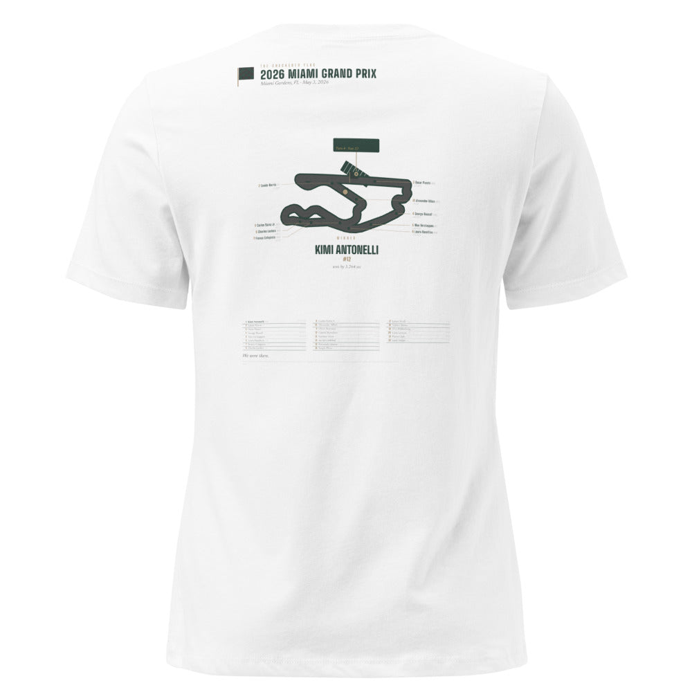 2026 Miami Grand Prix Finish shirt, worn