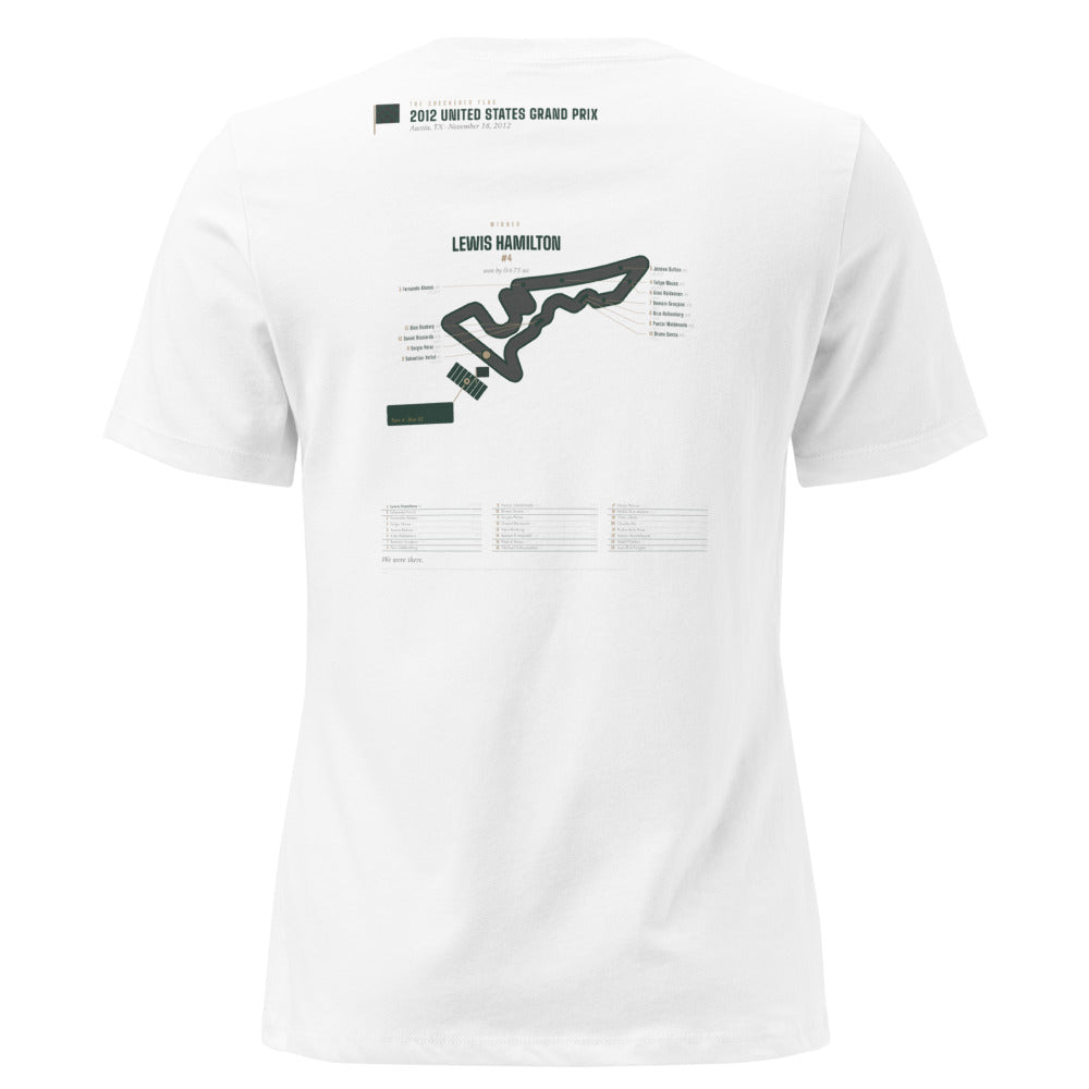2012 United States Grand Prix Finish shirt, worn