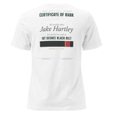 Rank Promotion Certificate shirt, worn